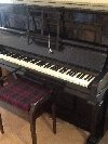 Upright piano (1930s?) with tartan stool offer Living Room