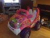 Large Pink Kids Jeep Picture