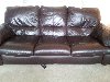 chocloate brown  2+3  seater lea... Picture