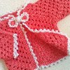 Crochet baby cardigan Picture