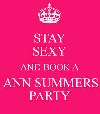 Ann Summer Party In Ayrshire offer Womens Clothing