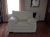 Cream leather 2 seater sofa & 2 ... Picture