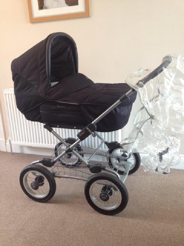 fake silver cross pram