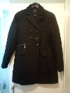 smart long womens black coat,siz... Picture