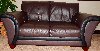 Brown Leather Sofa offer Living Room