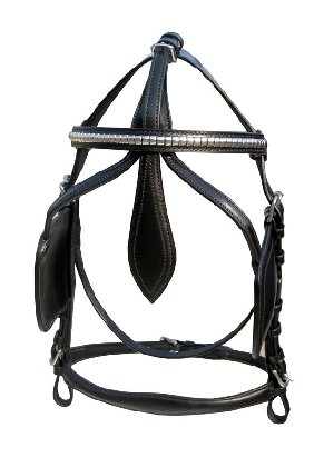 Leather Driving Harness Bridle in B Picture