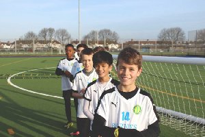 Kids Football Training in London Picture