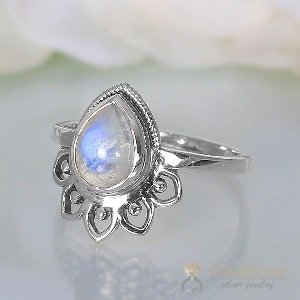 Moonstone Ring Sky\\\\\\\\\\\\\\\'S Energy-GSJ offer Jewellery