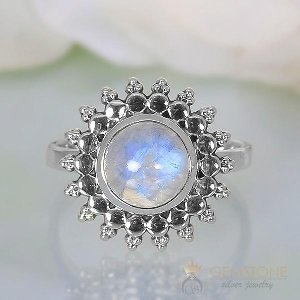 Moonstone Ring Titan Star-GSJ offer Jewellery