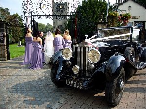 wedding car hire in UK Picture