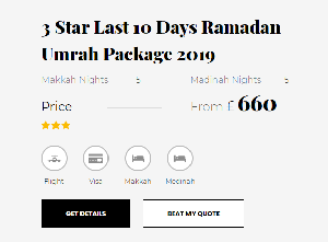 Cheap Ramadan Umrah Packages 2019 offer Travel Agent