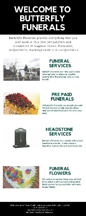 Funeral Services From Butterfly Fun offer Other Services