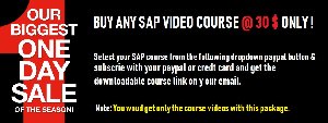 1 Day Sale - LEARN ANY  SAP COURSE  offer Education