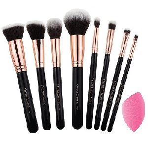 Oscar Charles 8 Piece Essential Makeup Brush Set offer Health & Beauty