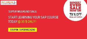 LEARN ANY  SAP COURSE @ 30 $  offer Education