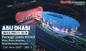 Formula 1 Abu Dhabi Grand Prix Packages Online offer other Travel