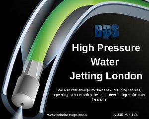  High Pressure Water Jetting Services London offer Plumbers