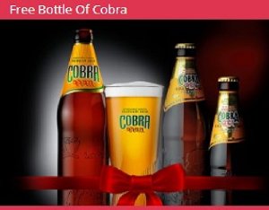 Free Bottle of Indian Beer from The Shad Indian! offer Restaurants