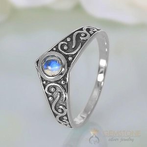 Moonstone Ring Gothic Affair-GSJ offer Jewellery