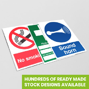 healthy and safety signs Printing Picture