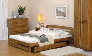 Solid Pine Wood Small Double 120... Picture