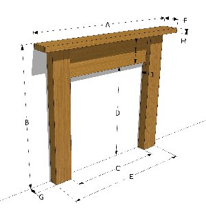 Fireplace Fire Surround Mantle S... Picture