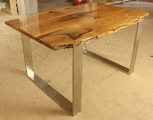 Solid Wood Epoxy Resin Coffee Table Made to Measure Live edge offer Living Room