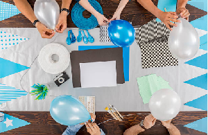 Baby shower balloons Picture