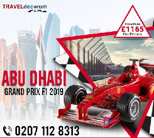 Abu Dhabi Grand Prix Package Deals and Abu Dhabi F1 Holiday Packages offer Sports Events