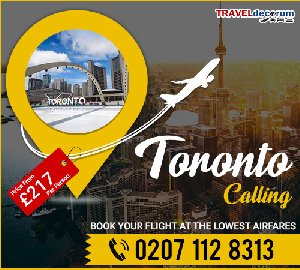 Book London Toronto cheap flights| Traveldecorum offer Cheap Flights