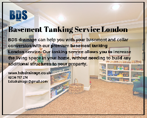 Best Basement Tanking Service London - Bds Drainage offer Plumbers