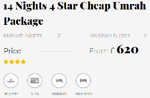 4 Star 10 Nights Umrah Package Picture