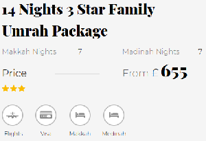 4 Star 10 Nights Umrah Package Picture