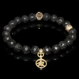 Black Lava Rock Lion Bracelet / ... Picture