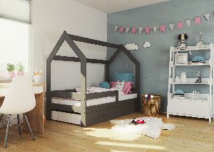 solid pine wood child toddler bed frame 80x160 mattress offer BedRoom