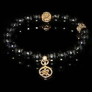 Black Onyx Bracelet / Objectiveness - Spirituality - Meditation offer Jewellery
