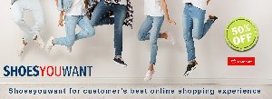 Shoesyouwant for customer’s best online shopping experience! offer Footwear & Shoes