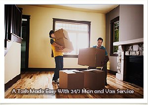 man and van services in London UK Picture