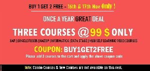 BUY 1 GET 2 FREE - Learn SAP | Oracle Fusion Video Course offer Education