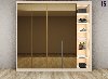 Wardrobes with Glass Doors | Fitted Mirrored Wardrobes | Glass Fitted Wardrobes | Inspired Elements offer BedRoom