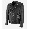 Men's Biker Leather Jacket Brand... Picture