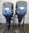 Used Pair Yamaha 300hp 4 Stroke 25 Shaft Outboard Motors